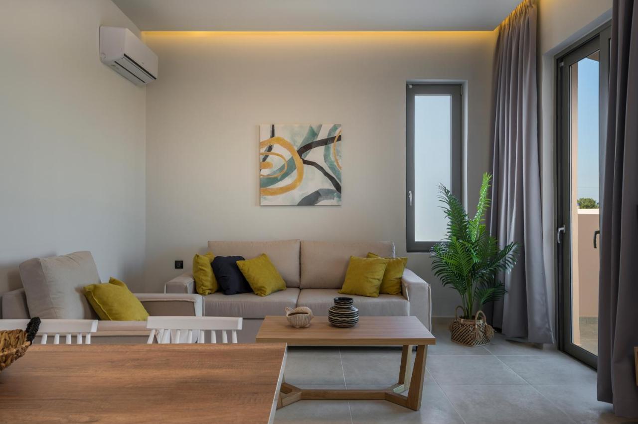 Aegean Breeze Luxury Apartments Next To The Sea Maleme Exteriér fotografie
