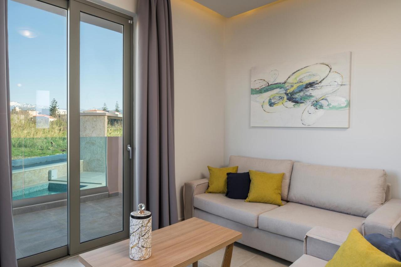 Aegean Breeze Luxury Apartments Next To The Sea Maleme Exteriér fotografie