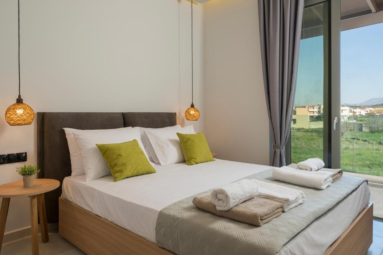 Aegean Breeze Luxury Apartments Next To The Sea Maleme Exteriér fotografie