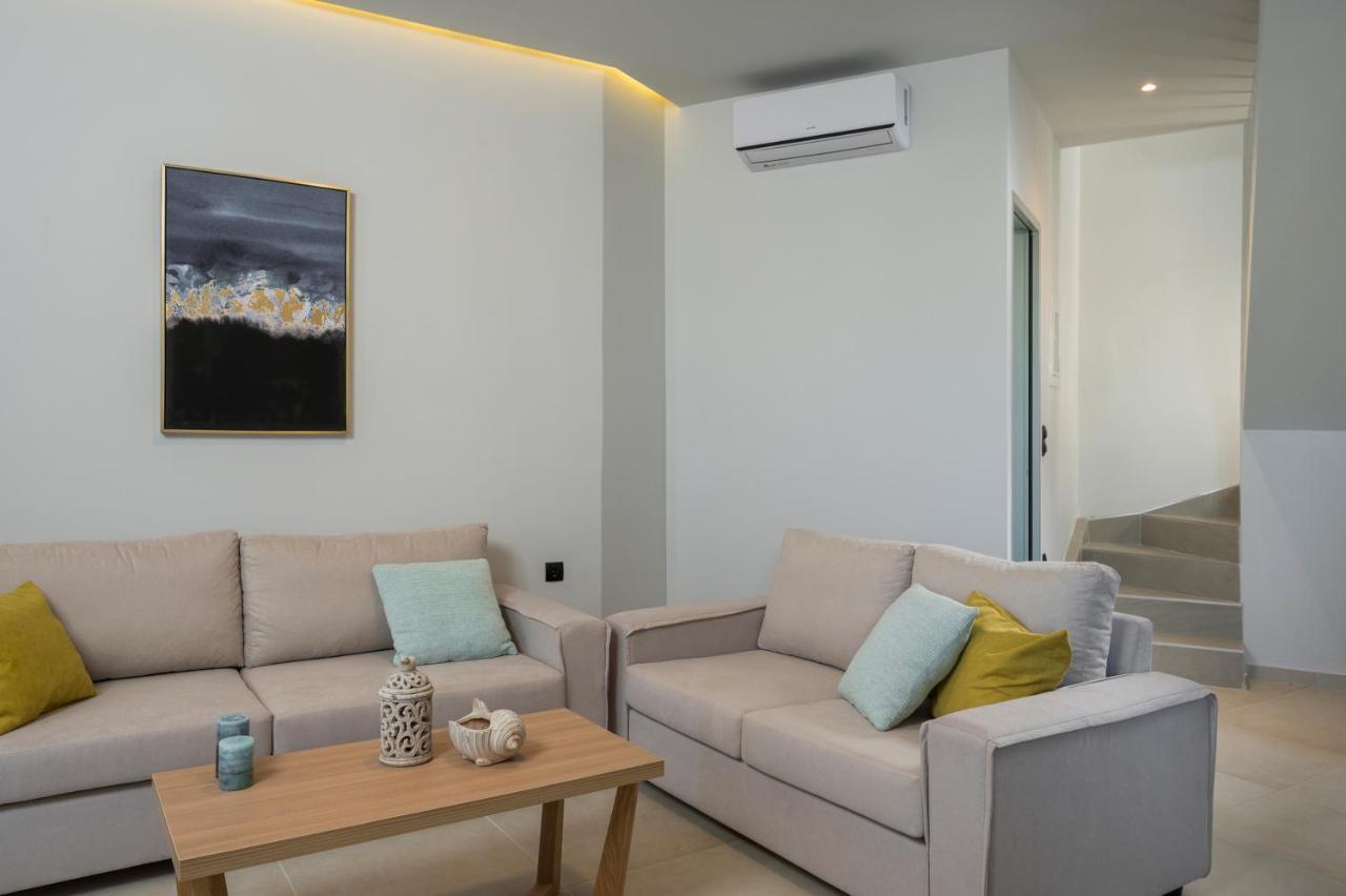 Aegean Breeze Luxury Apartments Next To The Sea Maleme Exteriér fotografie