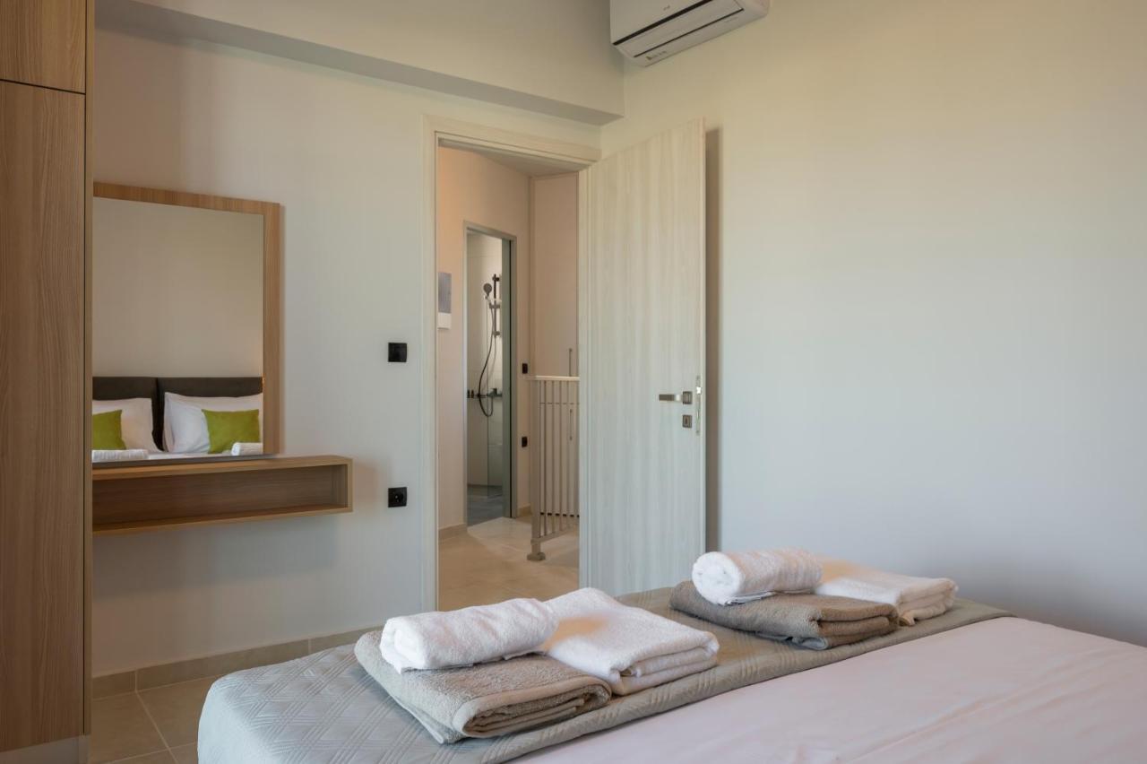 Aegean Breeze Luxury Apartments Next To The Sea Maleme Exteriér fotografie