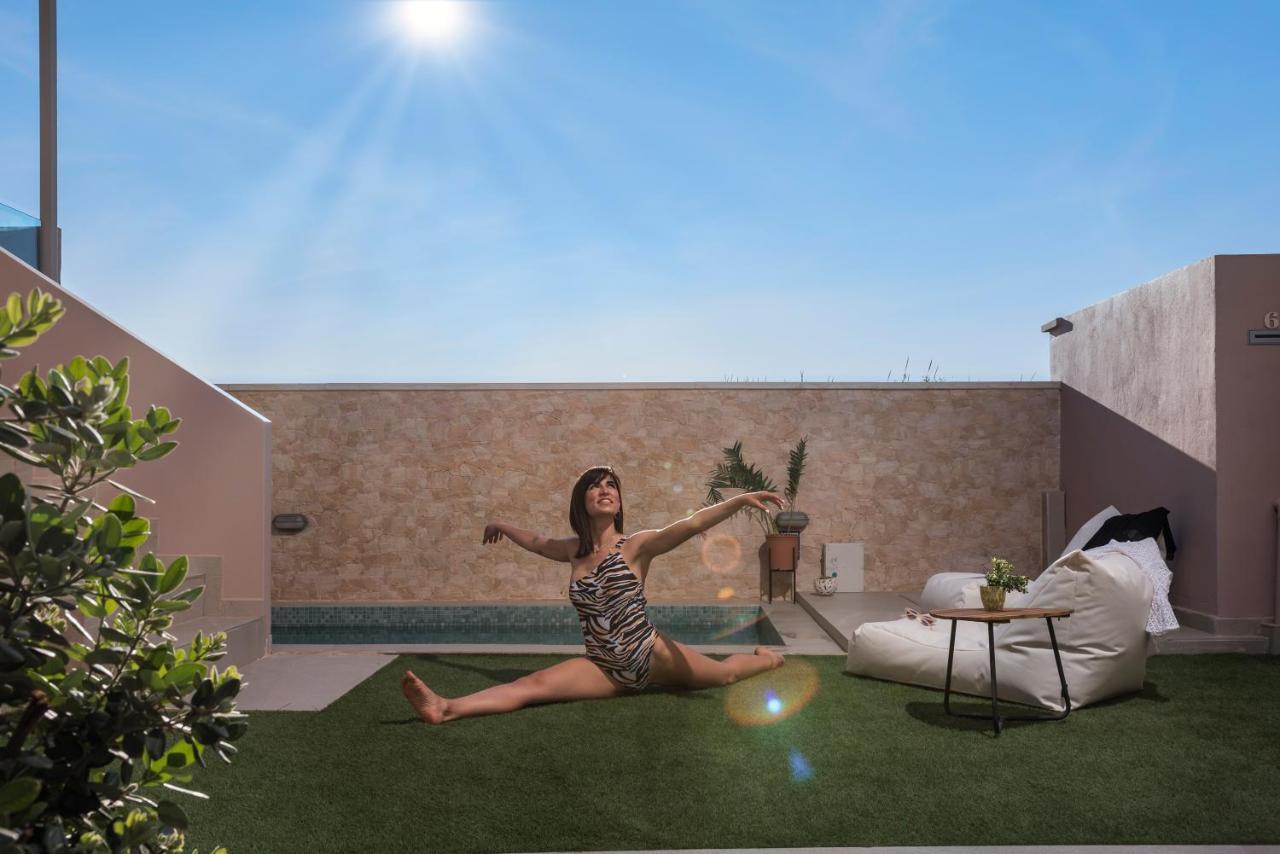 Aegean Breeze Luxury Apartments Next To The Sea Maleme Exteriér fotografie